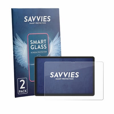 2 Stuks Savvies Screenprotector - geschikt voor Blackview Tabwee T50 - beschermfolie glas transparant