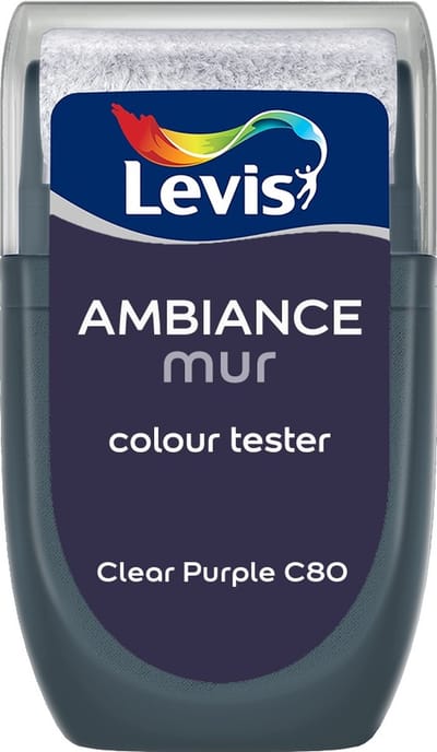 Levis - Muurverf Kleurtester Mat Mix - Clear Purple C80 - Mengverf - 30 Ml