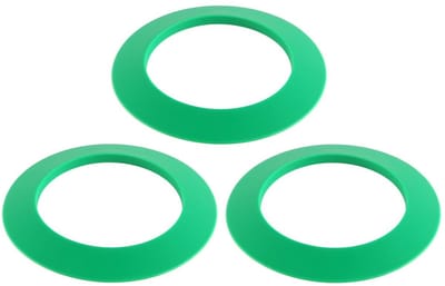 Dailygoods- Putting Cup - 3-delige Set - Siliconen - Geschikt voor Indoor/Outdoor - Duurzaam - Diameter 15,5 cm - Trillingsvrij - Golfcup