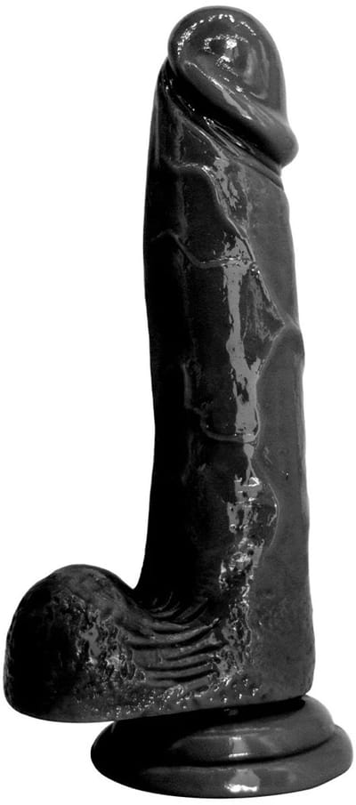 Bang It Real Dildo No. 8 Met Ballen Zwart