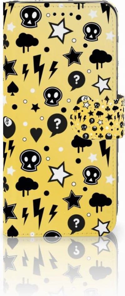 Telefoonhoesje met Naam Huawei P20 Lite Punk Geel