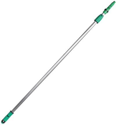 Telescopisch Systeem - Schoonmaaksteel - Hoge Oppervlakken - 2 Elementen - 3 Meter - Zilver