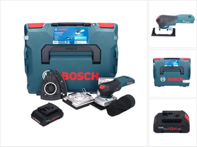 Bosch GSS 18V-13 accu vlakschuurmachine 18 V + 1x ProCORE accu 4.0 Ah + L-BOXX - zonder oplader