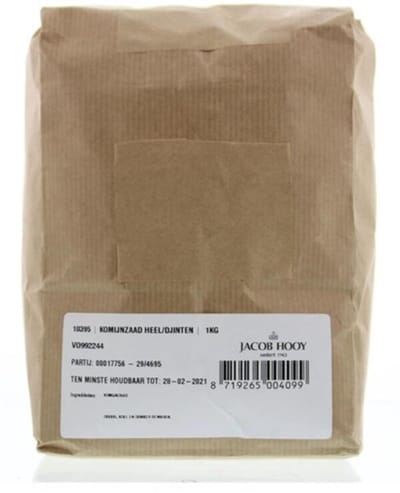 Jacob Hooy Komijnzaad heel/djinten 250 Gram