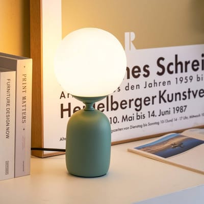 Pauleen LED Tafellamp Glowing Charm - E14 - Max. 20W - Woonkamer, Slaapkamer & Eetkamer - Groen/Wit