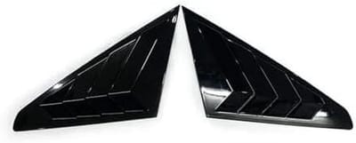 Driehoekige Raamspoiler - Auto Decoratie - Auto Styling - Hoogwaardig ABS - 10x10x10 mm - Zwart