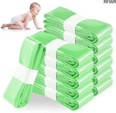 RFWR® Navulcassettes voor Luieremmers - Geurdicht, 12 Stuks, Compatibel met de Meeste Standaard Luieremmers