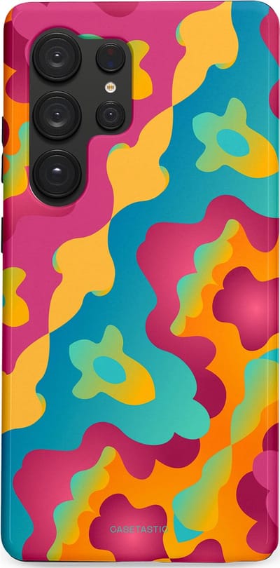 Casetastic Hoesje Geschikt voor Samsung S25 Ultra - Stijlvolle Beschermende Duo-layer Case - Vlektastisch