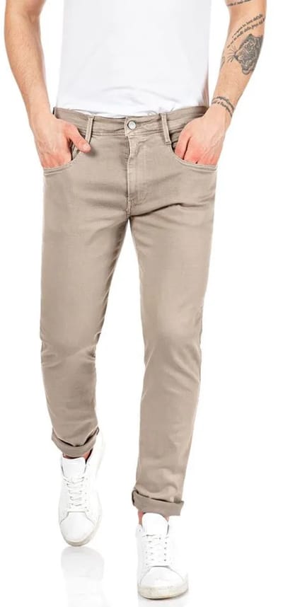 Replay M914e .000.8366197 Spijkerbroek Beige 33 / 30 Man