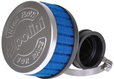 Luchtfilter Polini Special Airbox 38mm haaks (kort)