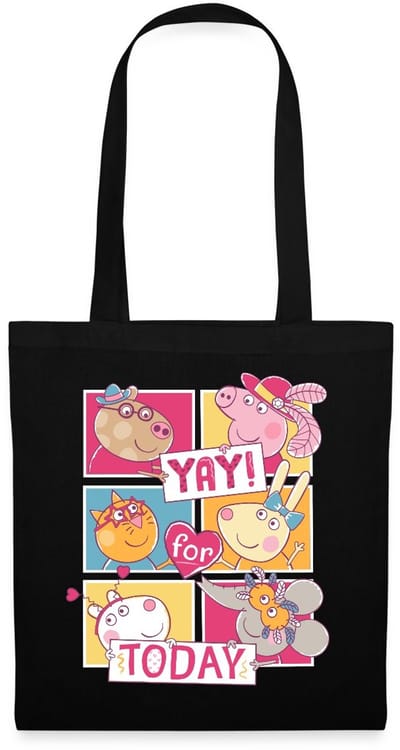 Peppa Pig, Pedro, Mandy, Rebecca, Suzy & Emily Tas Van Stof Schoudertas