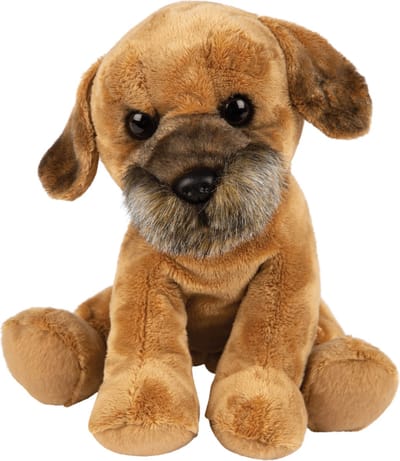 Suki Gifts Pluche knuffel dier Border Terrier hond - 22 cm - Speelgoed knuffelbeesten - Honden soorten