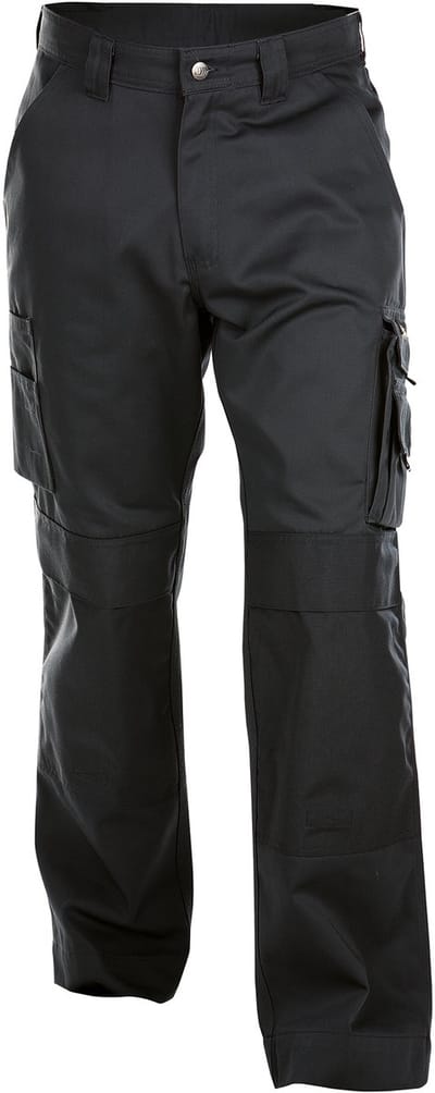 Dassy Miami Werkbroek met kniezakken 200487 (245 g/m2) - binnenbeenlengte Standaard (81-86 cm) - Zwart - 67
