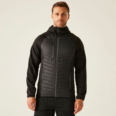 Gevulde Jas Hiking Heren Nagate Hybrid Jacket