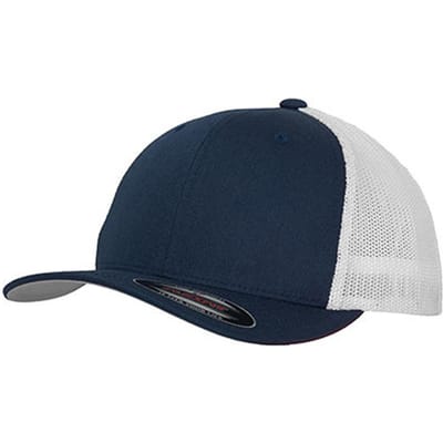 Flexfit Tweekleurige Mesh Trucker Cap (Marine)