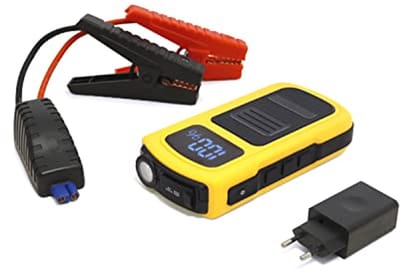 Noodstarthulp 12V 1500A voor Benzine- en Dieselvoertuigen met Accupack, LED-beeldscherm en USB-C-oplader