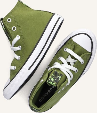 Converse Chuck Taylor All Star Digi Camo Hoge sneakers - Jongens - Groen