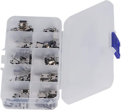 Adapter Set voor USB Type-C Poort Reparatie, 100 Stuks, Vervangende Connectoren voor Solderen en Herstel van Apparaten