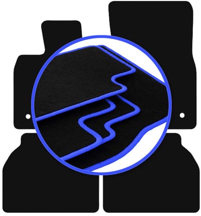 CARLUX-BLUE automatten voor: BMW GT F07 xDrive GT (2009-2017)
