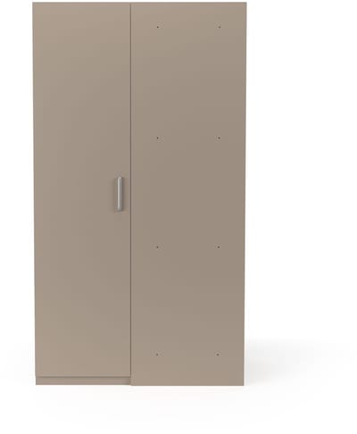 Wasophoogte® Opbergkast - Zijkast voor wasmachine kast - Module K3 - 700(D)*1300(B)*2350(H) mm - Taupe