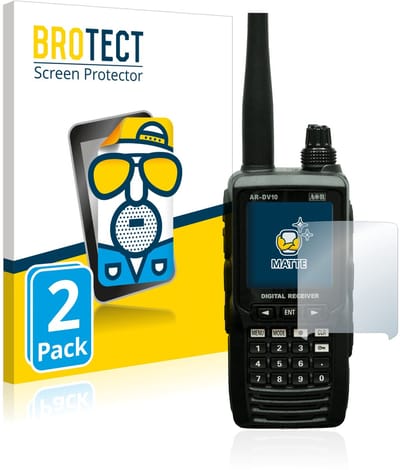 BROTECT - Screenprotector voor Aor AR-DV10 - Folie Beschermfolie matte 2 Stuks
