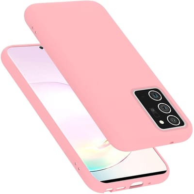 Cadorabo Hoesje geschikt voor Samsung Galaxy NOTE 20 PLUS in LIQUID ROZE - Beschermhoes gemaakt van flexibel TPU silicone Case Cover