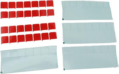 Toiletbril Beschermers - Plasvanger Zindelijkheid - Hygiënisch Toiletgebruik - Spatwaterdicht Ontwerp - 4 Sets Universeel