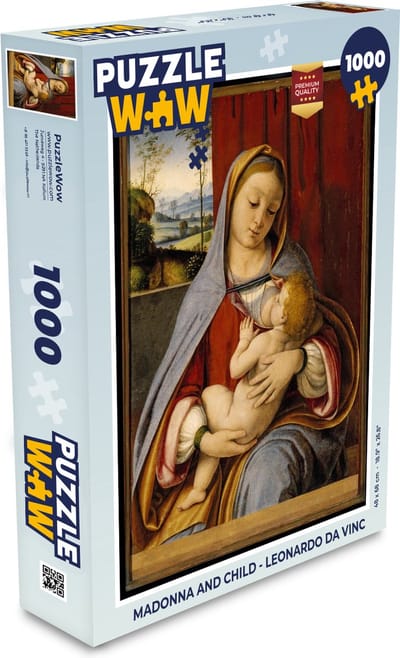 Puzzel Madonna and child - Leonardo da Vinci - Legpuzzel - Puzzel 1000 stukjes volwassenen