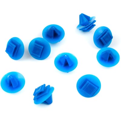 BCF5057 10 Stuks Zijlijst Blauwe Clip Bumper Motorkap Luchtinlaat Afdekking voor Citroën Peugeot 8565.40 Renault 7701049270