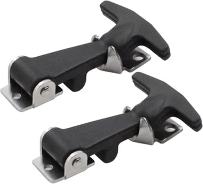 Afsluitdop Met Beugel - Flexibele Sluiting - Motorkap Bevestiging - Roestvrij Staal 304 - 8.4 x 8.4 x 4.8 cm
