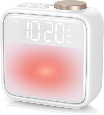 Wake-up Light Wekker met Zonsopgang Simulatie en Geluidsmachine - Nachtlampje & Dubbel Alarm
