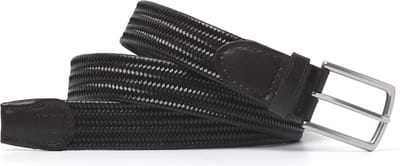TRESANTI | ALESSANDRIA I Leren gevlochten riem | bruin | Size 85