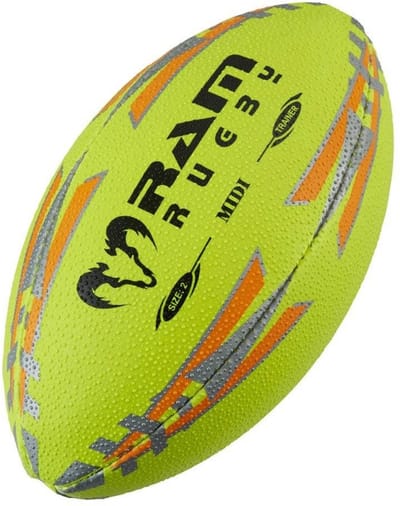Midi Rugby Bal - Perfect voor kinderen en vrije tijd -3D Grip - Nr. 1 Rugby-Brand in Europe