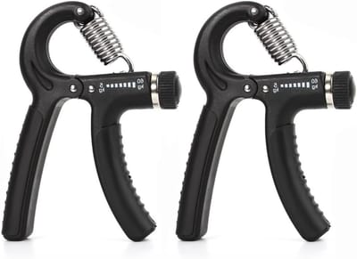 Set van 2 Handtrainers voor Gripkracht, Verstelbare Forearm Trainer van 5-60 kg, Ideaal voor Sporters en Herstel van Handen