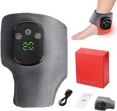 Elektrische Voetmassage, Massageapparaat voor Enkels en Hielen, Ontspanning voor Thuis en Kantoor, Perfect Cadeau voor Ouders