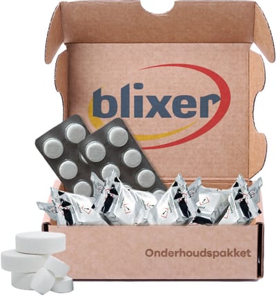 Blixer - 100 stuks - onderhoudspakket - koffiemachinereiniger - koffiemachineontkalker - 50 stuks reinigingstabletten - 50 stuks ontkalkingtabletten - onderhoudsset - koffiemachine - espressomachine
