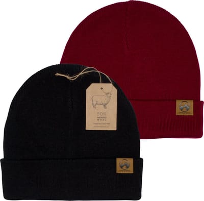 MowMow 2-pack Muts Merino - Beanie - Heren - Dames