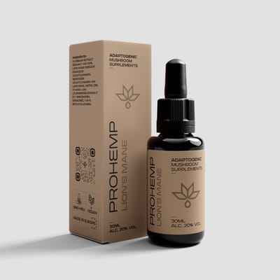 ProHemp Lion’s Mane Tinctuur 30 ml – Natuurlijke Paddenstoelen Tinctuur met Hericium Erinaceus Extract – Vegan Supplement voor Focus, Concentratie en Mentale Balans – Ondersteunt Geheugen, Zenuwstelsel en Dagelijkse Energie