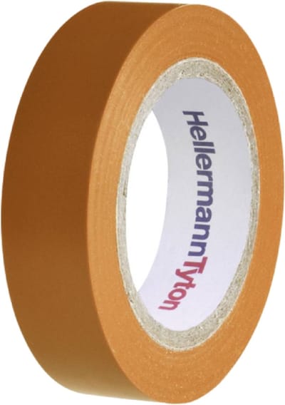 HellermannTyton HelaTape Flex 15 710-00110 Isolatietape HelaTape Flex 15 Oranje (l x b) 10 m x 15 mm 1 stuk(s)