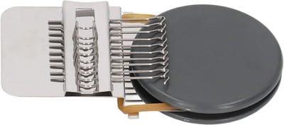 Mini Breimachine - Reparatie Tool - Kleding Repareren - Draagbaar Ontwerp - 12x7x2 cm - Grijs