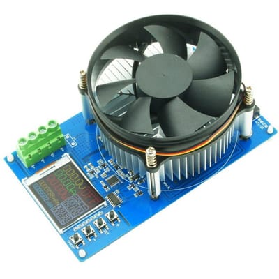 150W 10A Elektronische belasting 1,77 inch TFT-kleurendisplay Vermogen Batterij Verouderingstestmeter Spanningsstroom