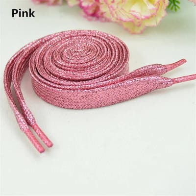 CHPN - Veters - Glitter veters - Glitters - Glitter laces - Laces - Roze - Universeel - 110CM - Universeel - Hippe veters - Roze veters