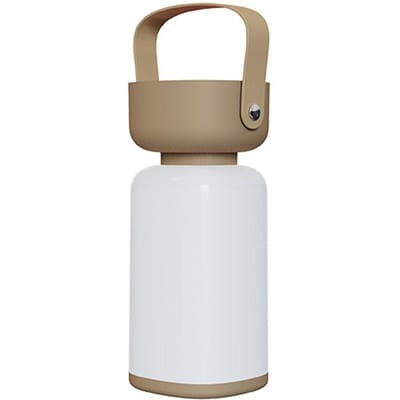Draadloze kampeerlamp Draagbare LED-omgevingslamp Tentnachtlamp met 3 kleurtemperaturen en bruin