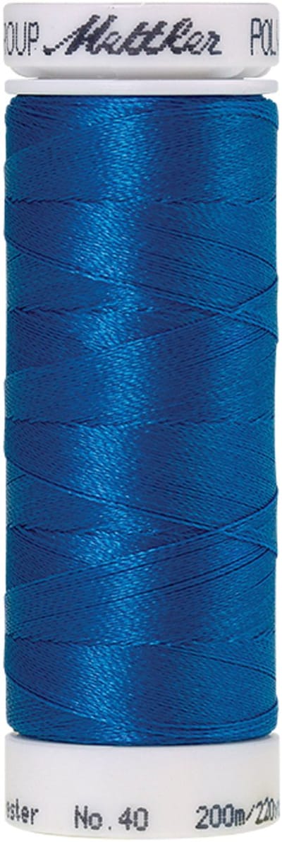 Mettler borduurgaren - Blauw - Nr 3900 - Polysheen - 200 meter