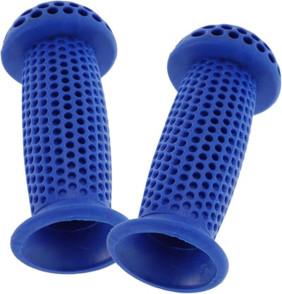 Fietsstuur Handvatten - Stuurgrepen Kinderen - Comfortabel Fietsen - Antislip Ontwerp - 9.80X4.00X4.00CM - Blauw