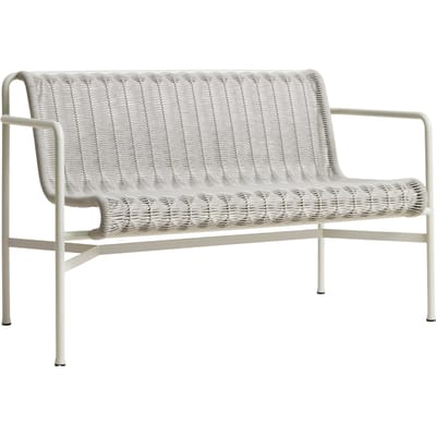 HAY Palissade Cord Dining Bench - sky grey