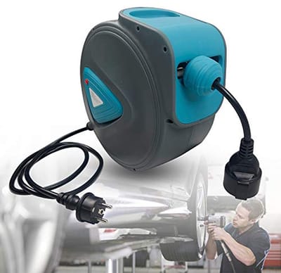 Automatische Kabelhaspel Met Wandhouder 180° Draaibaar - 20 m Hoogwaardige Kabelhaspel