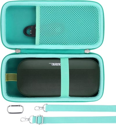 Duurzame Hard Case voor Bluetooth Portable Speaker - Bescherming, Transport en Stijl - Mintkleurig