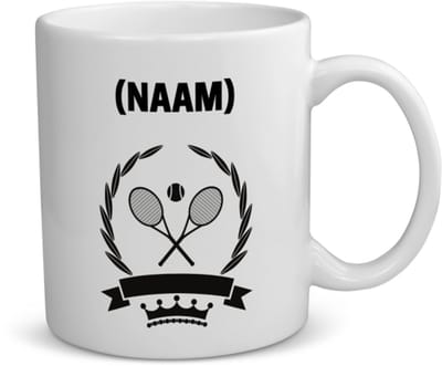 Akyol - tennis met eigen naam koffiemok - theemok - Tennis - tennisser - sport - 350 ML inhoud