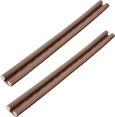 KOTARBAU® 2 st Dubbele Tochtstopper, Tochtstrip, Polyethyleenschuim, 95cm, Bruin, Deurafdichting, 30mm, Deurbodemafdichting, Schallschutz, Windstopper, Isolatie voor Binnendeur en Buitendeur